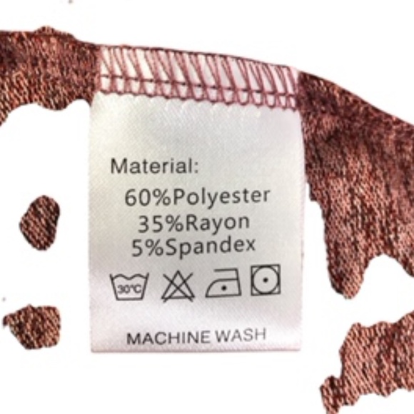 NWT PopLab Boat Neck Dolman Sleeve Relaxed Fit Lightweight Rust Sweater Size L - Picture 8 of 9